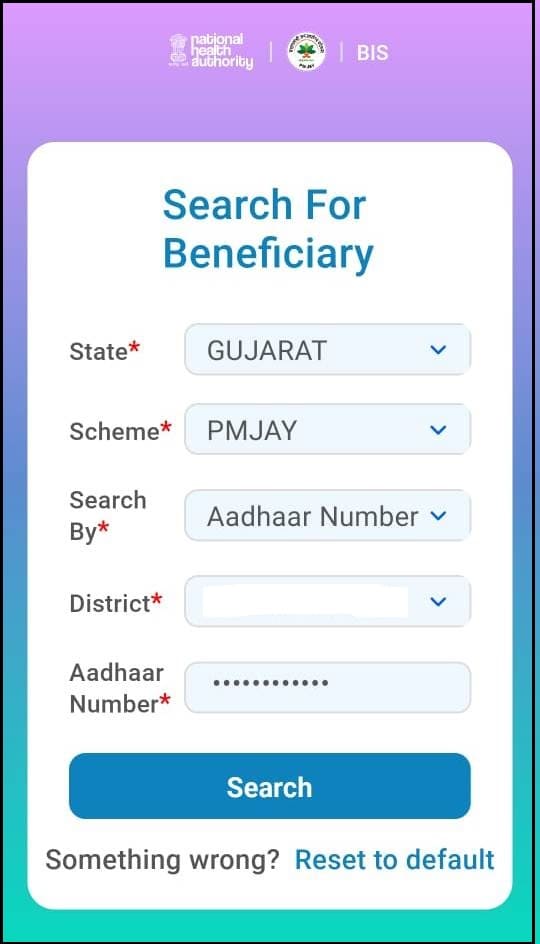 PMjay Card Pdf Download search beneficiary