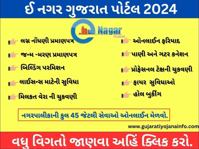 eNagar Gujarat Portal Registration